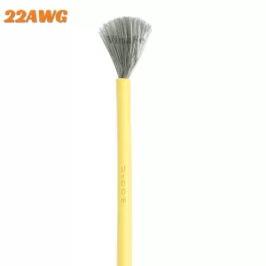 Dây Điện Silicon Mềm Màu Vàng 22AWG